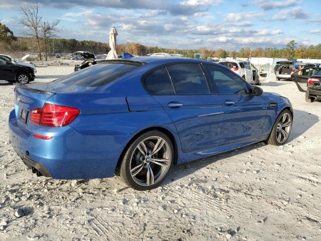 BMW M5 2013 blue  gas WBSFV9C50DC774107 photo #4