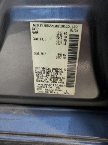 2016 NISSAN ALTIMA 2.5 - 1N4AL3AP5GC191468
