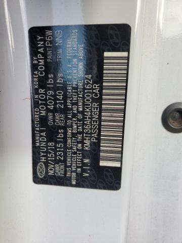 2019 HYUNDAI VELOSTER N - KMHT36AH4KU001624