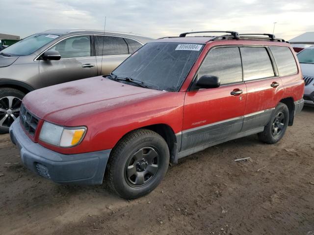 SUBARU FORESTER L 2000 red  gas JF1SF6352YG716232 photo #1