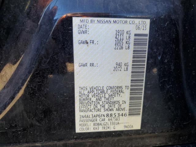2015 NISSAN ALTIMA 2.5 - 1N4AL3AP6FN885346