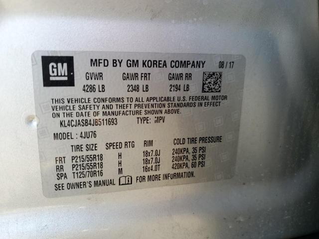 2018 BUICK ENCORE PRE - KL4CJASB4JB511693