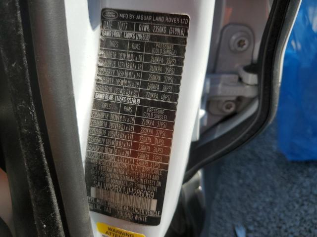 2018 LAND ROVER RANGE ROVE - SALVR2RX1JH286069