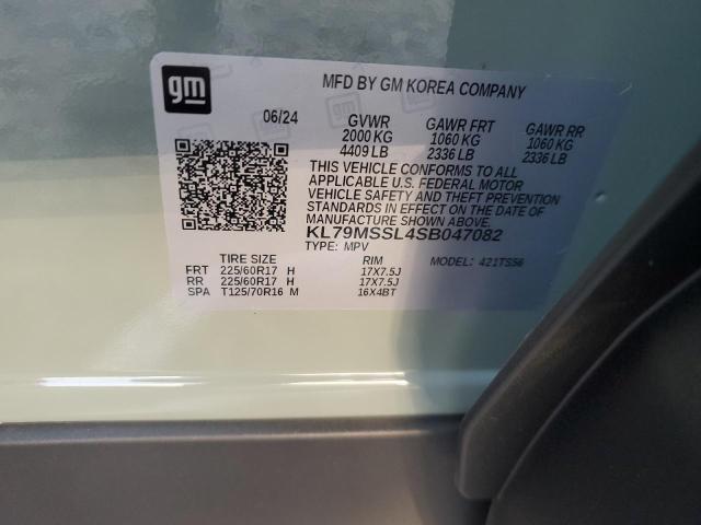 2025 CHEVROLET TRAILBLAZE - KL79MSSL4SB047082