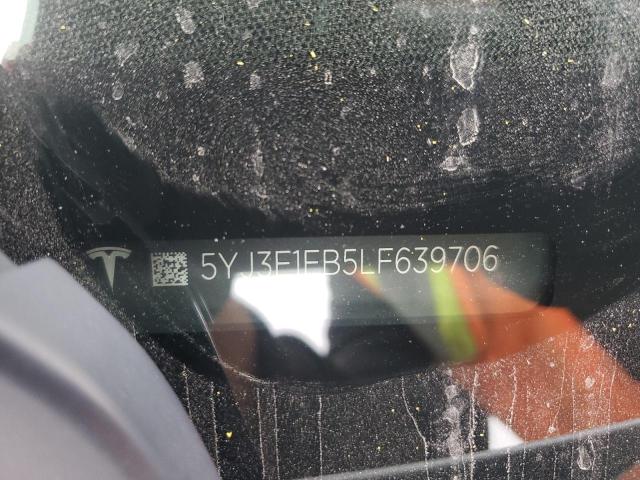 2020 TESLA MODEL 3 - 5YJ3E1EB5LF639706