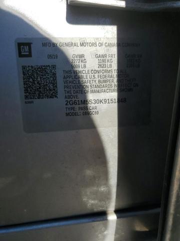 2019 CADILLAC XTS LUXURY - 2G61M5S30K9151848