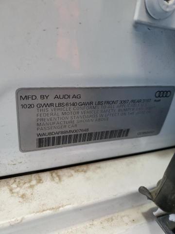 2021 AUDI A8 L WAU8DAF88MN007648