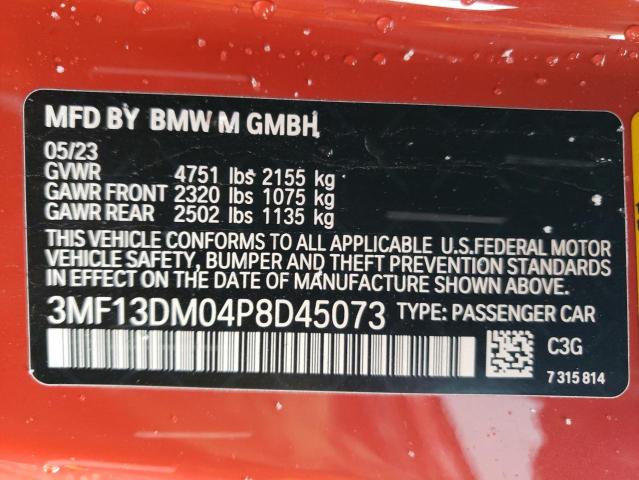 2023 BMW M2 - 3MF13DM04P8D45073