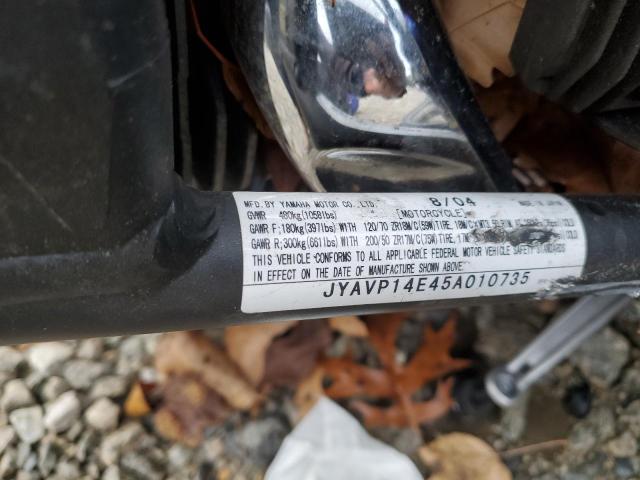 2005 YAMAHA XV1700 PC JYAVP14E45A010735