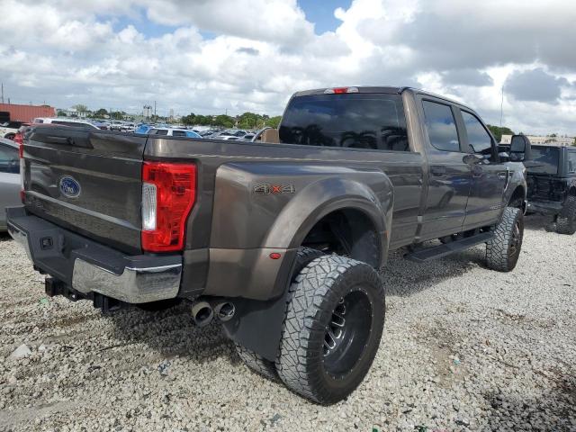 FORD F350 SUPER 2017 tan crew pic diesel 1FT8W3DT8HEB76090 photo #4