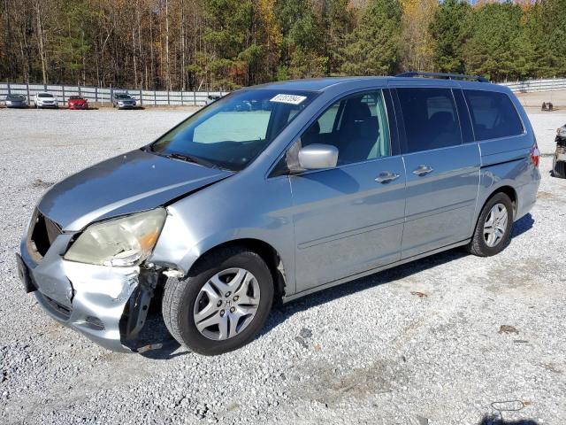 HONDA ODYSSEY EX 2006 blue  gas 5FNRL384X6B048073 photo #1