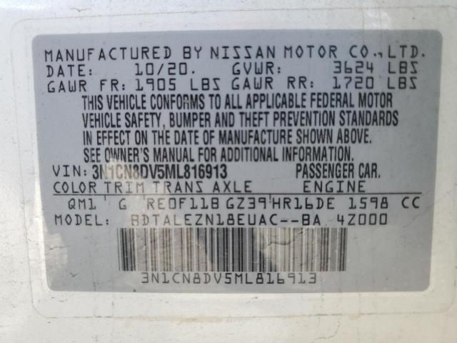 2021 NISSAN VERSA S - 3N1CN8DV5ML816913