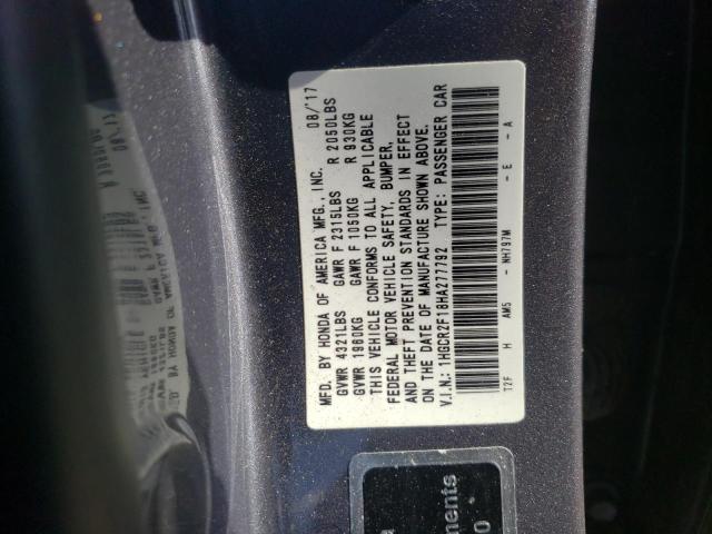2017 HONDA ACCORD SPO - 1HGCR2F18HA277792