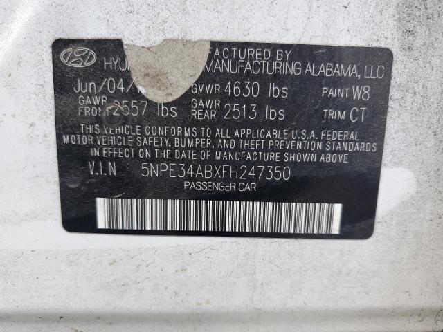 2015 HYUNDAI SONATA SPO - 5NPE34ABXFH247350