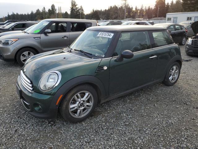 MINI COOPER 2012 green  gas WMWSU3C52CT257876 photo #1