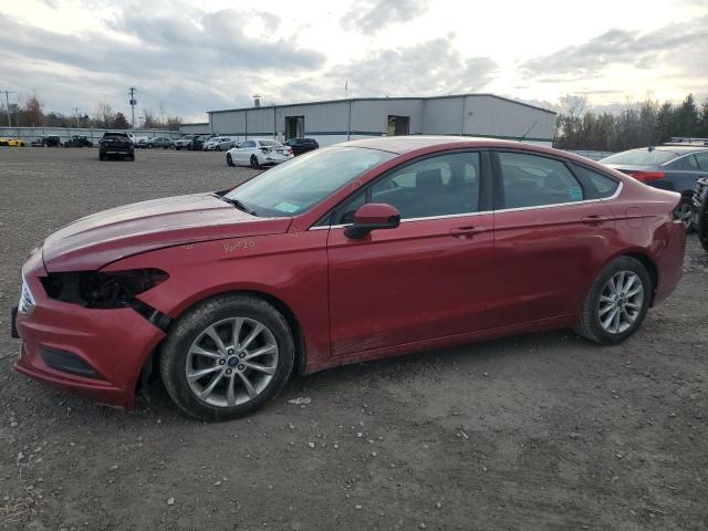 FORD FUSION SE 2017 red  gas 3FA6P0H72HR103963 photo #1