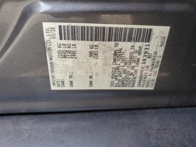 2018 NISSAN MAXIMA 3.5 - 1N4AA6AP0JC383931
