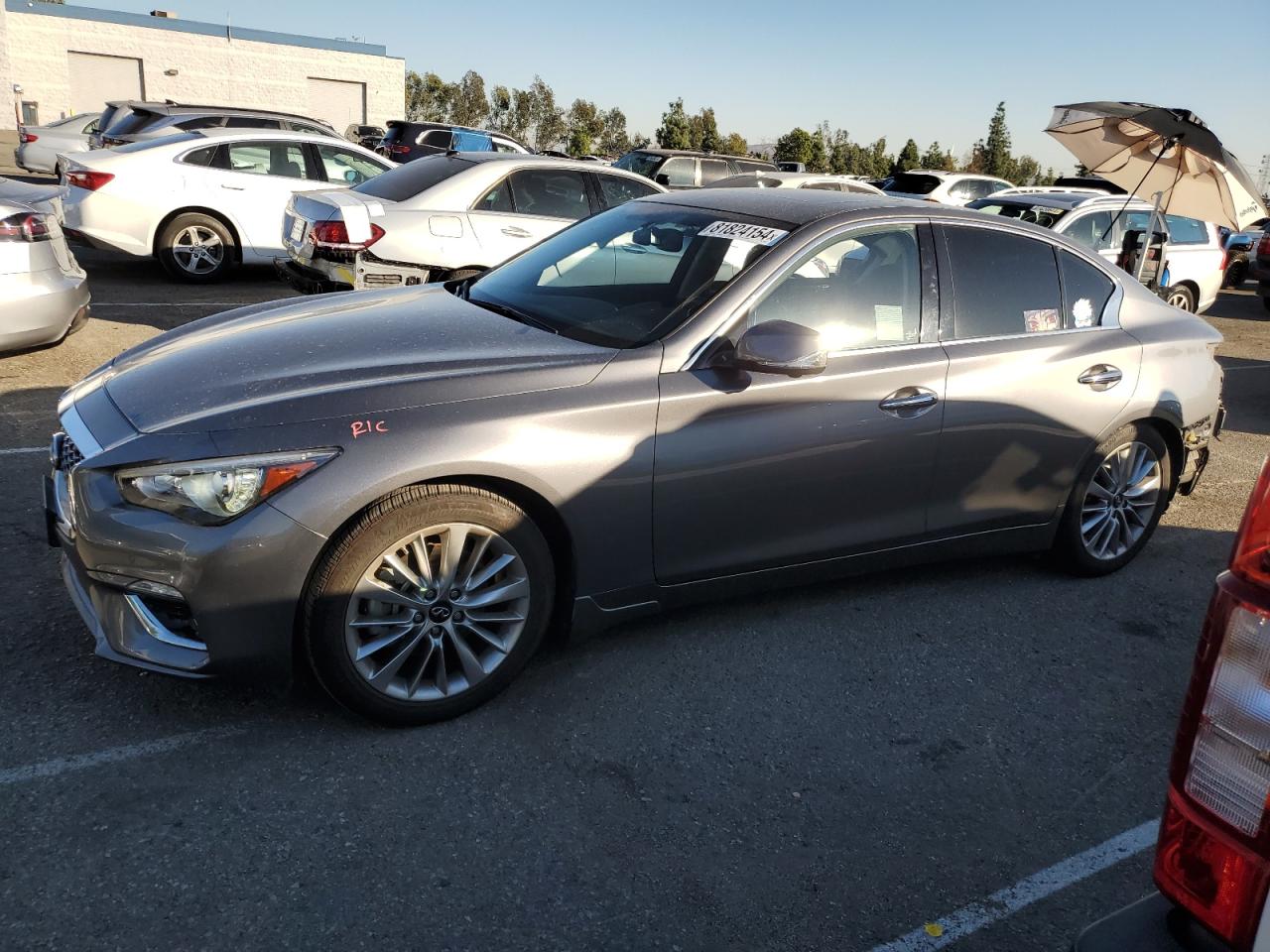 Lot #3033082012 2021 INFINITI Q50 LUXE