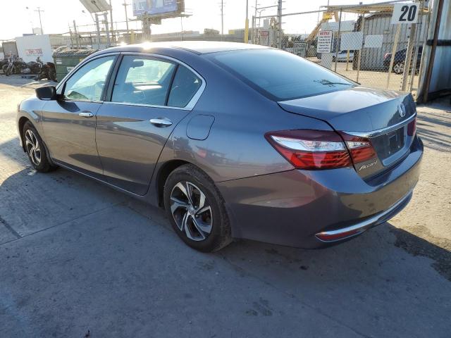 HONDA ACCORD LX 2016 gray  Gasoline 1HGCR2F39GA243330 photo #3