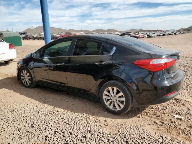 KIA FORTE EX 2015 black  gas KNAFX4A82F5304019 photo #3