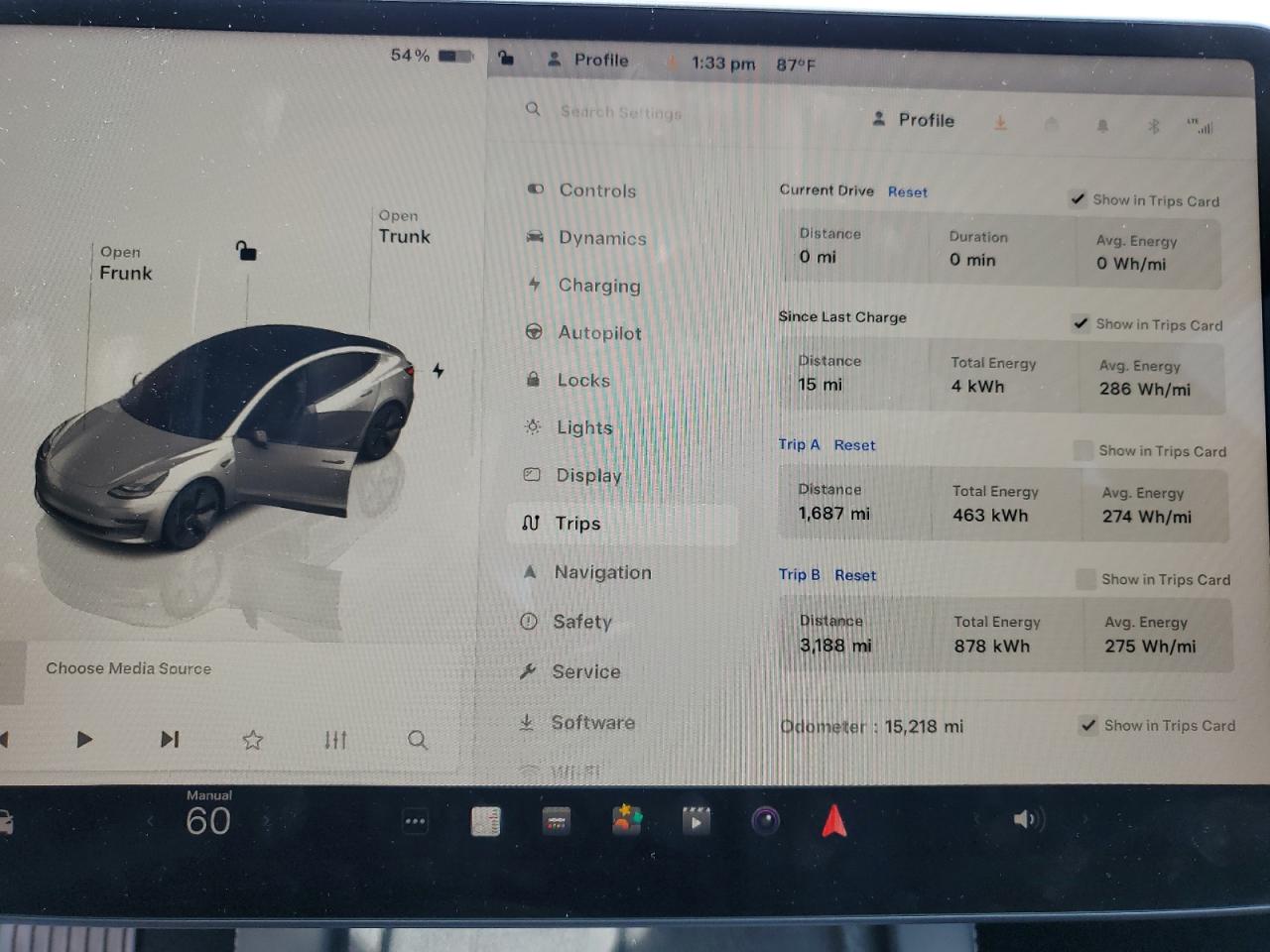 Lot #2992093163 2023 TESLA MODEL 3