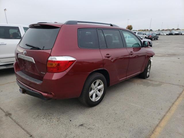 TOYOTA HIGHLANDER 2010 red 4dr spor gas 5TDBK3EH1AS023935 photo #4