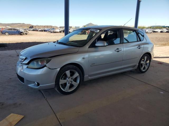 MAZDA 3 HATCHBAC 2005 silver  gas JM1BK343351239522 photo #1