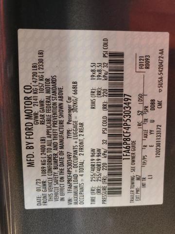 2023 FORD MUSTANG GT - 1FA6P8CF4P5303497