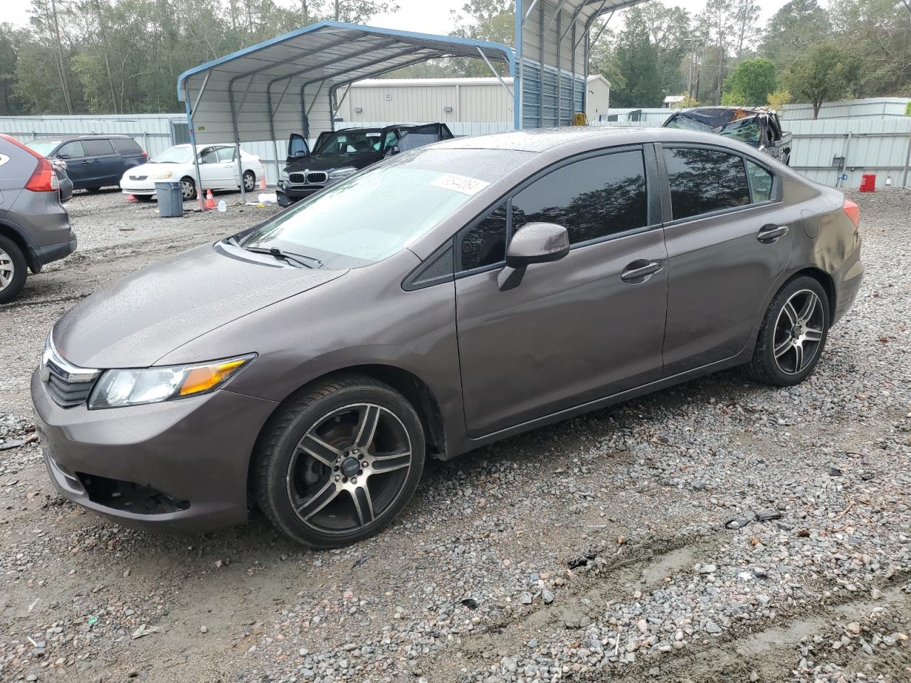 Lot #2978692623 2012 HONDA CIVIC LX