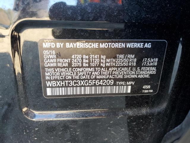 2016 BMW X1 XDRIVE2 - WBXHT3C3XG5F64209