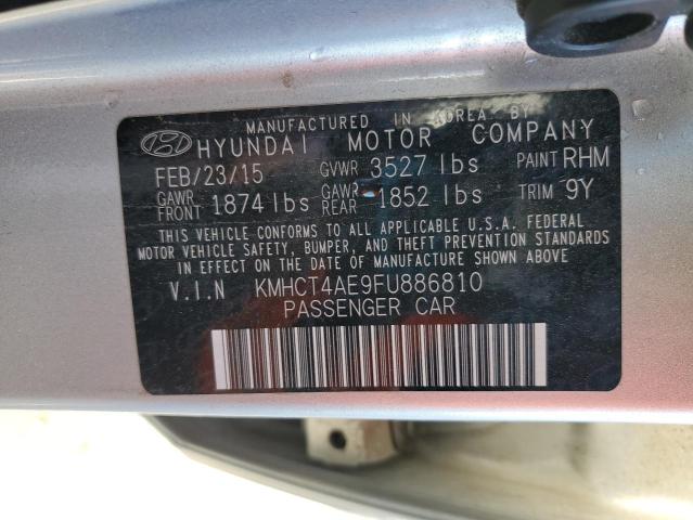 2015 HYUNDAI ACCENT GLS - KMHCT4AE9FU886810