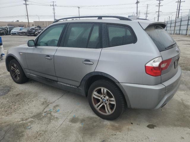 BMW X3 3.0I 2006 silver 4dr spor gas WBXPA93426WD32886 photo #3