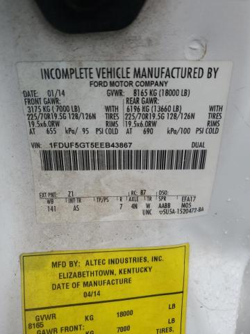 1FDUF5GT5EEB43867 2014 FORD F550