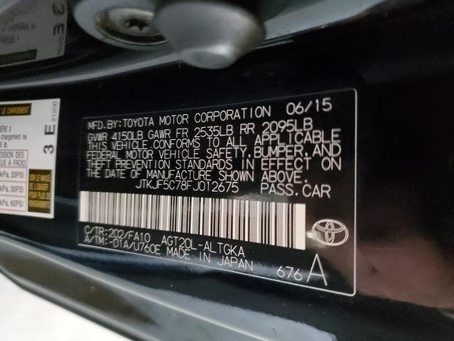 2015 TOYOTA SCION TC - JTKJF5C78FJ012675