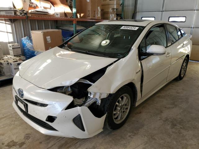 TOYOTA PRIUS 2017 white  hybrid engine JTDKARFU3H3043987 photo #1