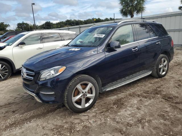 MERCEDES-BENZ GLE 350 4M 2018 blue  gas 4JGDA5HB1JB195299 photo #1