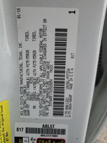 2016 TOYOTA TUNDRA CRE - 5TFAW5F17GX528054