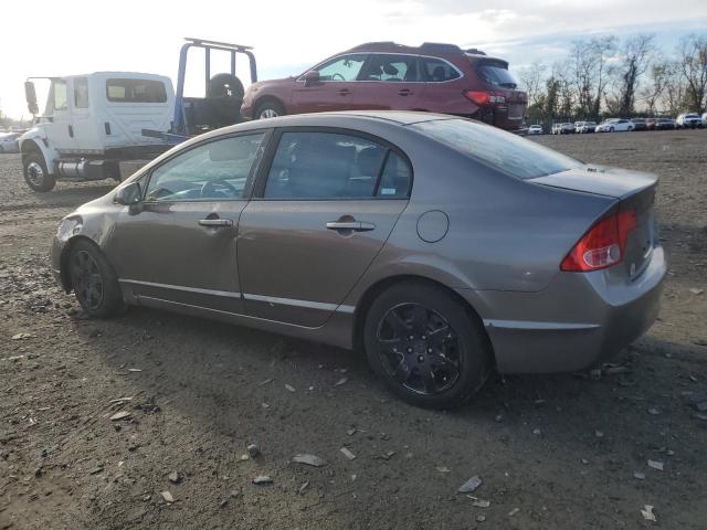 HONDA CIVIC LX 2008 tan sedan 4d gas 1HGFA16538L066246 photo #3