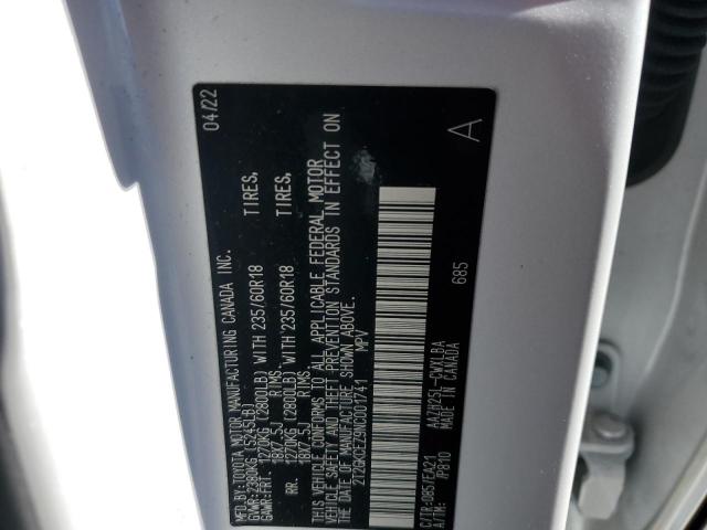 2022 LEXUS NX 350H 2T2GKCEZ9NC001741