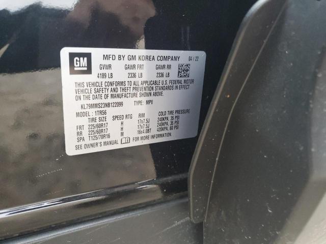 2022 CHEVROLET TRAILBLAZE - KL79MMS23NB122099