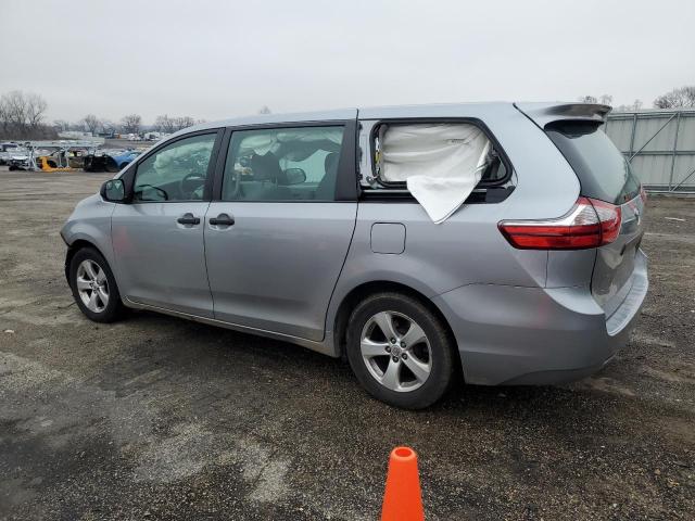 TOYOTA SIENNA 2015 silver  gas 5TDZK3DC9FS606829 photo #3