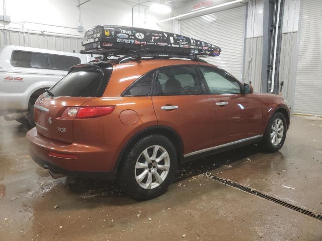 INFINITI FX35 2006 orange  gas JNRAS08W36X211295 photo #4