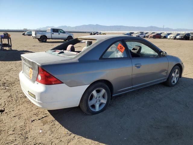 HONDA CIVIC EX 2005 gray coupe gas 1HGEM229X5L052194 photo #4