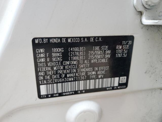 2021 HONDA HR-V LX - 3CZRU6H30MM711367