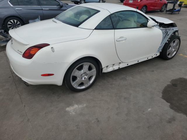 LEXUS SC 430 2002 white  gas JTHFN48Y420032979 photo #4