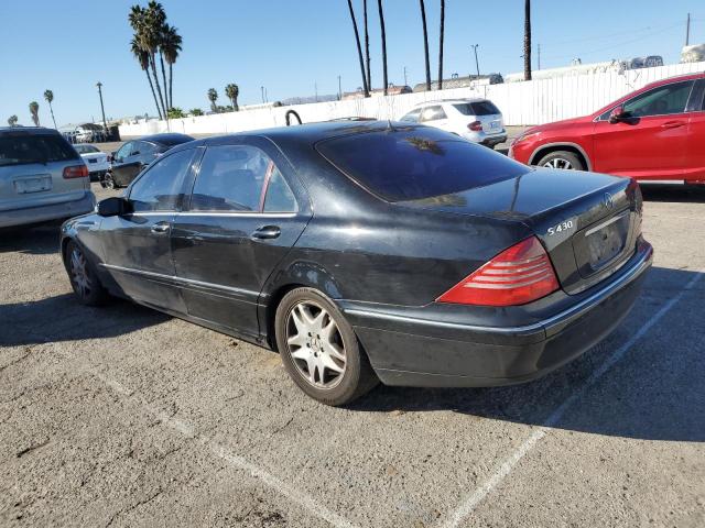 MERCEDES-BENZ S 430 2003 black  gas WDBNG70JX3A325206 photo #3