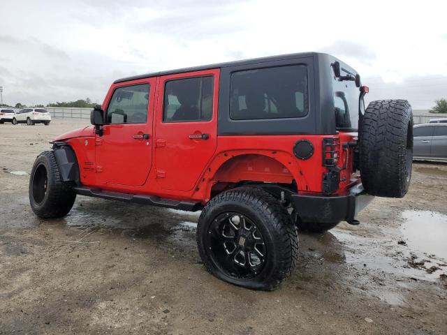 JEEP WRANGLER U 2017 red  flexible fuel 1C4BJWDG8HL520540 photo #3