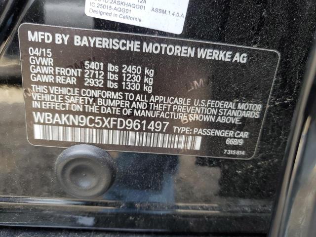 VIN WBAKN9C5XFD961497 2015 BMW 5 SERIES no.13