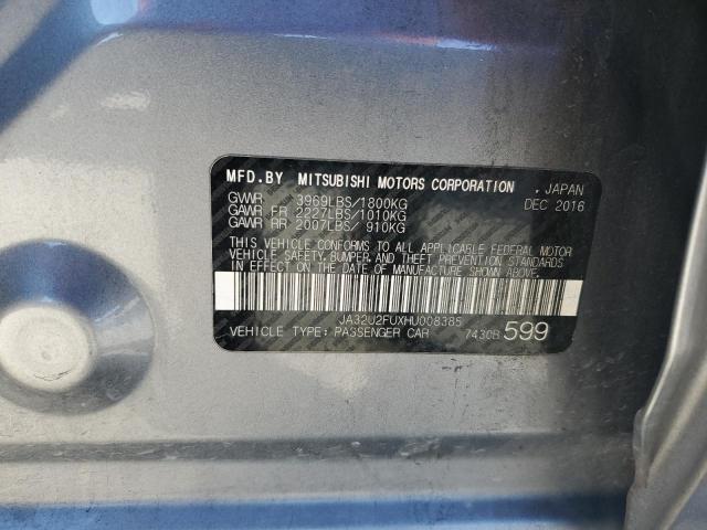 2017 MITSUBISHI LANCER ES - JA32U2FUXHU008385