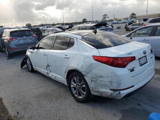 KIA OPTIMA EX 2013 white  gas 5XXGN4A70DG121182 photo #3